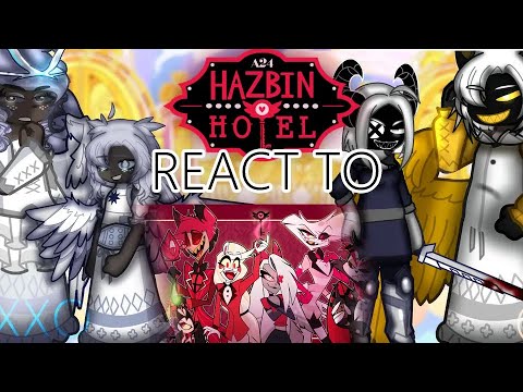 Видео: Реакция Hazbin Hotel Heaven на Hell | Полное видео | ANGST | FW