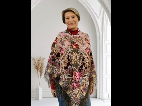 Видео: Павловопосадские платки в Минске - Светлана