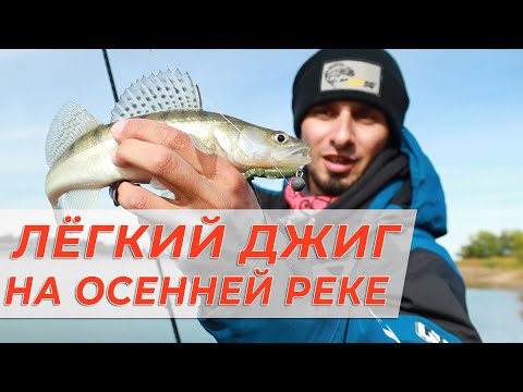 Видео: Лёгкий джиг на осенней реке / Тест на воде спиннинга LJ One Sensoric INSPIRADO