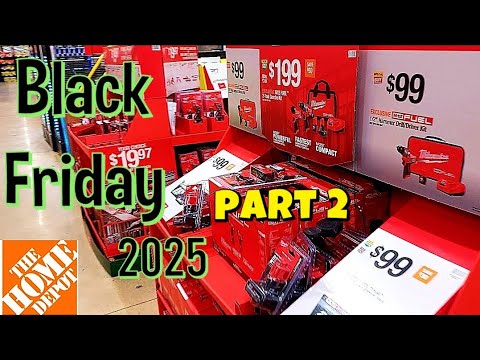 Видео: Распродажи в Home Depot в Черную пятницу 2025. Часть 2