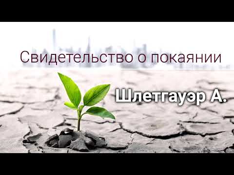 Видео: Свидетельство о покаянии. Шлетгауэр А. МСЦ ЕХБ