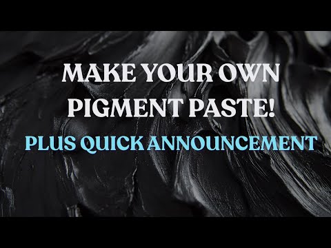 Видео: Пигментная паста для смолы собственного приготовления — плюс новости из личной жизни
