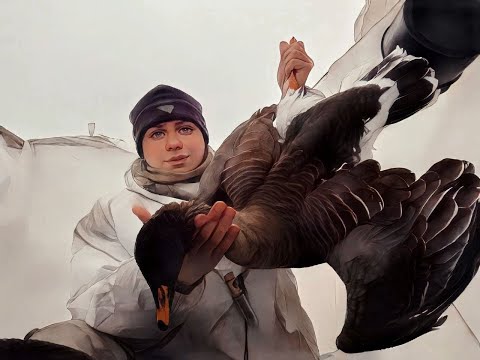 Видео: Весенняя охота - Добыл гуся