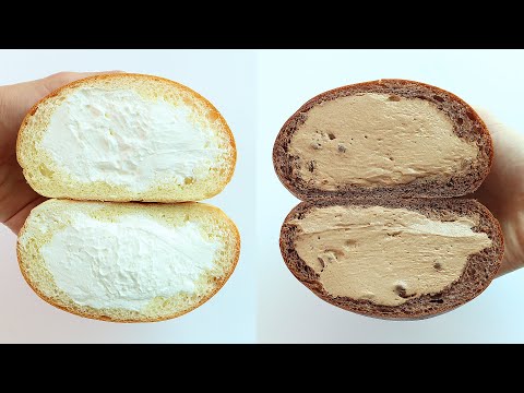 Видео: [no-knead]Хлеб, проданный тиражом более 6 миллионов штук! Рецепт хлеба с молочно-шоколадным кремом