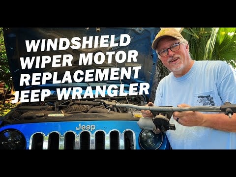 Видео: замена мотора стеклоочистителя Jeep Wrangler