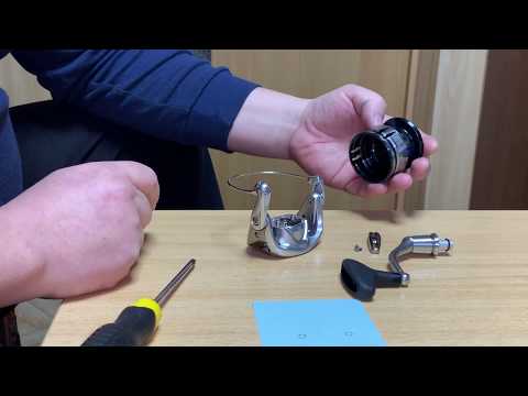 Видео: SHIMANO 19 STRADIC установка второго подшипника в ролик лесоукладывателя.