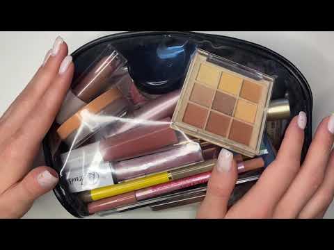 Видео: ASMR Что в моей Косметичке? Агрессивный Таппинг Makeup triggers