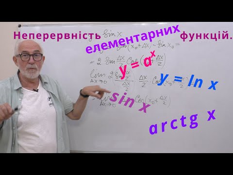 Видео: ВА25. Неперервність елементарних функцій.