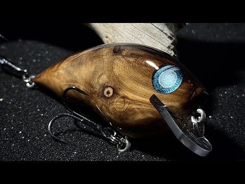 Видео: Изготовление высококачественной деревянной рыболовной приманки с текстурой Crazy Woodgrain