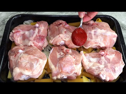 Видео: Все были поражены приготовлением этого мяса: Я больше не жарю куриные бедра😋Рецепт готов за 60 минут
