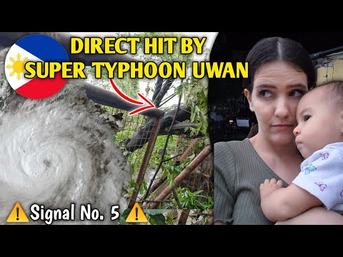 Видео: ВЫЖИВАНИЕ В СУПЕРТАЙФУНЕ УВАН! Самая страшная ночь в провинции Филиппины — сигнал № 5