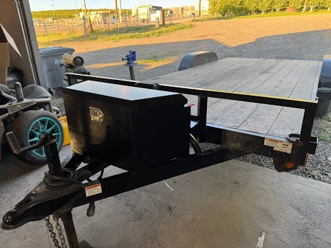 Видео: Установка лебедки и ящика для инструментов для автомобильного прицепа