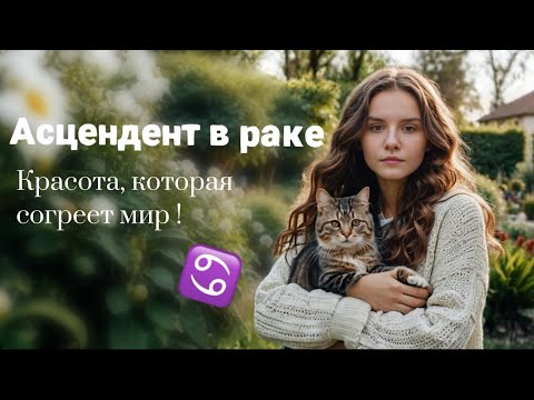 Видео: АСЦЕНДЕНТ В РАКЕ. Инфантилизм или 100% тепла ?