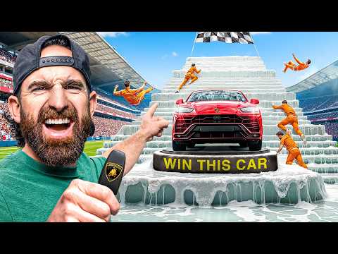 Видео: Первый, кто окажется на вершине, выигрывает Lamborghini
