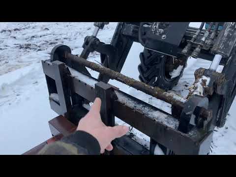 Видео: Отвал для снега под КУН