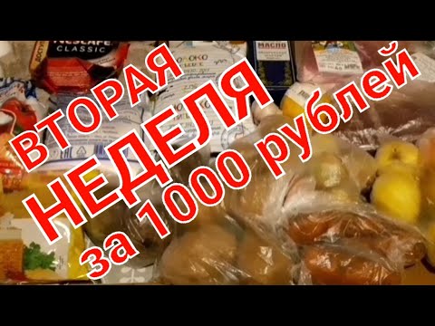 Видео: КАК ПРОЖИТЬ НЕДЕЛЮ ЗА 1000 РУБЛЕЙ В 2024 ГОДУ // ВТОРАЯ НЕДЕЛЯ