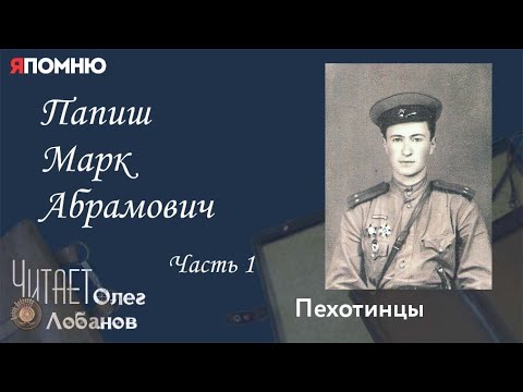 Видео: Папиш Марк Абрамович. Часть 1.  Проект "Я помню" Артема Драбкина. Пехотинцы.