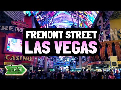 Видео: Fremont street. Las Vegas / Аллея Фремонт