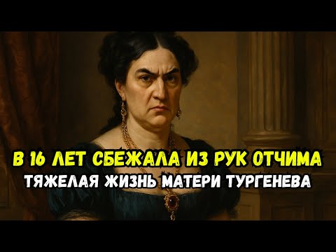 Видео: Спасалась от отчима. Из нищенки в богатую. И за что Тургенев не любил мать