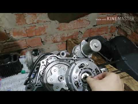 Видео: Ремонт двигателя 154fmi 125CC. Ремонт задней передачи. Сборка двигателя. Ремонт квадрацикла Часть 2