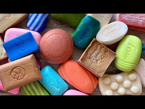 Видео: ASMR Soap cutting | Soap Carving|Резка мыла  | ASMR