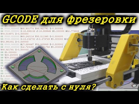 Видео: Как сделать управляющую программу G CODE в FreeCad  для фрезерного ЧПУ станка