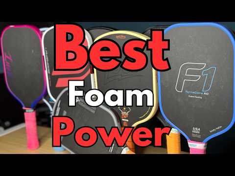 Видео: Лучшие ракетки для пиклбола Foam Power: рейтинг по силе удара, щелчку, вращению и цене