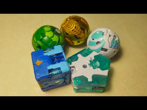 Видео: Бакуган. Большой набор ( Титановый король, Эмфрог)