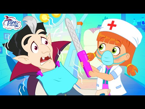 Видео: Приключението на Татти и Мисифу, посещаващи Дракула 🧛 Приказки за деца за хелоуин