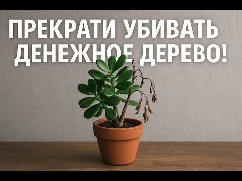 Видео: Ошибки в уходе за денежным деревом. Что нужно для декоративности и здоровья? #денежноедерево