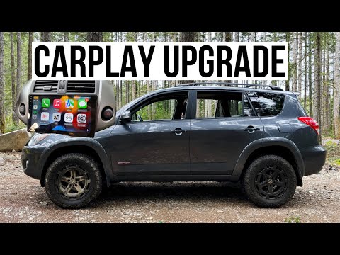 Видео: Установка стереосистемы CarPlay для Toyota RAV4 3-го поколения