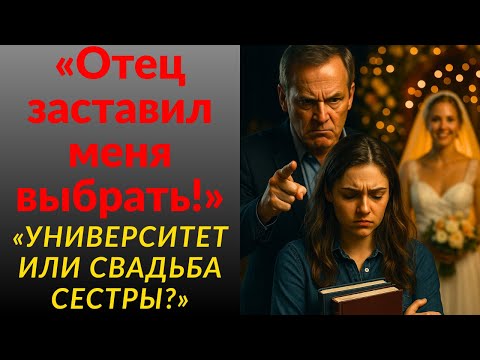 Видео: ОТЕЦ ПОТРЕБОВАЛ, ЧТОБЫ Я ПРИШЛА НА СВАДЬБУ СЕСТРЫ, И ПРИГРОЗИЛ ПЕРЕСТАТЬ ПЛАТИТЬ ЗА УЧЁБУ