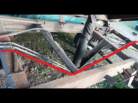 Видео: Підсилення рами прицепа 2птс4 ТАКОГО В ЮТУБІ НЕ МАЄ!!!