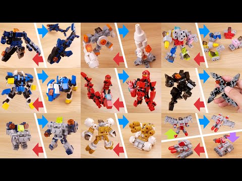 Видео: [LEGO Mini Robot Film] 37 lego mini robot moc 3D и покадровые анимации!