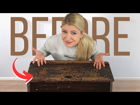 Видео: Один из самых ПОТЕРЯННЫХ секретарских столов КОГДА-ЛИБО ~ Мусор в сокровище