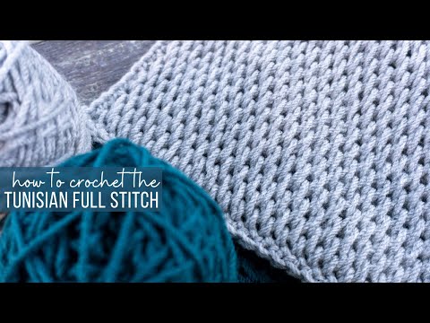 Видео: Тунисский полный стежок