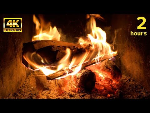 Видео: Расслабьтесь 2 часа на костре 4k-го кампуна