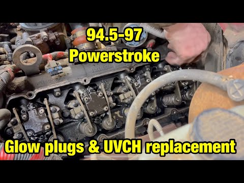 Видео: Свечи накаливания OBS 7.3 Powerstroke UVCH