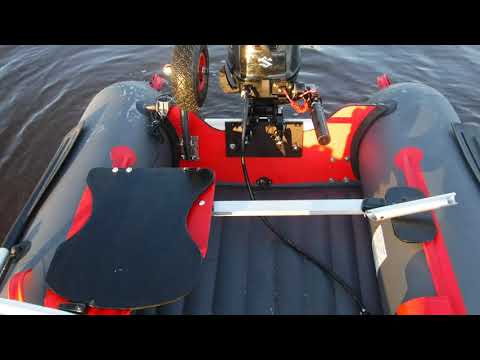 Видео: Боцман 340ас под Сузуки 6ас винт 8 шага