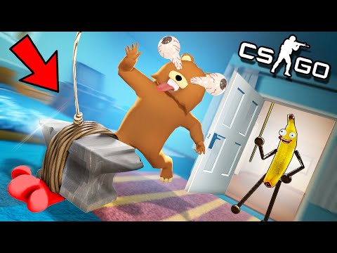 Видео: АЙ, БОЛЬНО В НОГЕ! МАНЬЯК ЗАВЕЛ НАС В ЗАПАДНЮ! ЭТО ЛОВУШКА! БАНАН VS ЗЛОЙ МЕДВЕДЬ - МАНЬЯК CS:GO