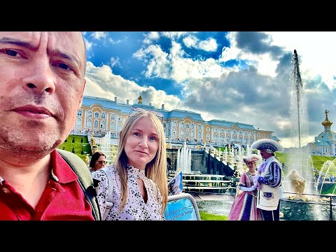 Видео: Отдых на Балтике #11 Прогулка по знаменитому Петергоф - Верхний и Нижний Парки!