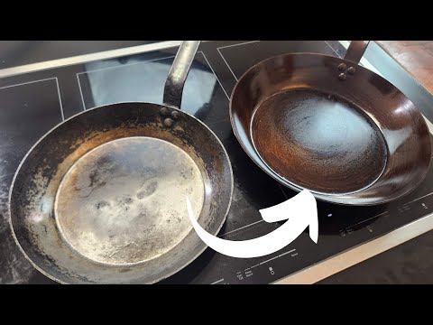 Видео: Самый комплексный способ восстановления ваших кастрюль из углеродистой стали