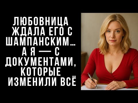 Видео: Любовница ждала его с шампанским… А я — с документами, которые изменили всё