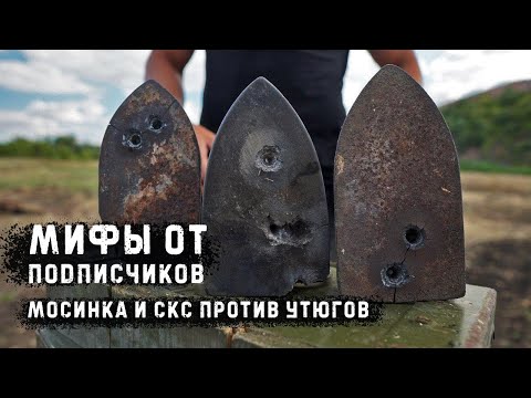 Видео: Мосинка и СКС против советских утюгов