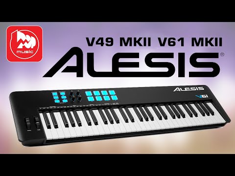 Видео: Миди-клавиатура Alesis V61 MkII и Alesis V49 MkII