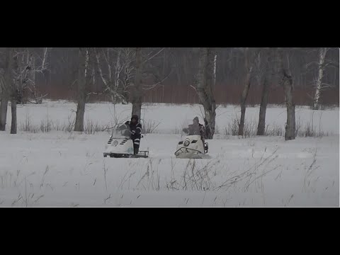 Видео: Короткий и длинный буран в снегу. Какой все-таки ЛУЧШЕ!? Покатушки по снегу. Сравнение двух буранов.