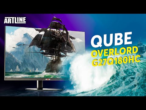 Видео: Qube Overlord G27Q180HC: Швидкий IPS монітор з USB Type-C та PD 65W