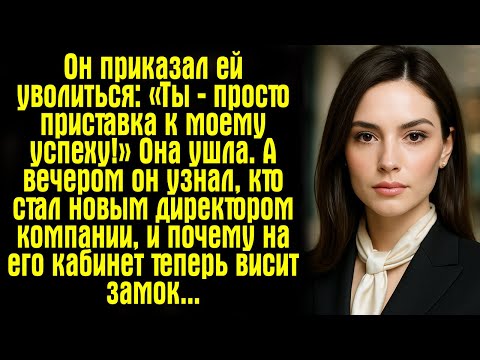 Видео: Он приказал ей уволиться: «Ты — просто приставка к моему успеху!» Она ушла. А вечером он узнал..