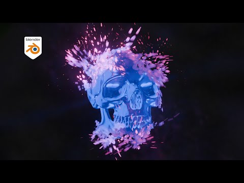 Видео: Распада на частицы | Симуляция в Blender | Урок Geometry nodes