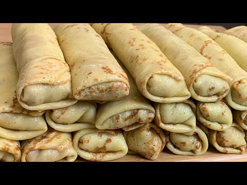Видео: Новогоднее меню: Блинчики с мясом | Մսով Նրբաբլիթ | Meat Crepes